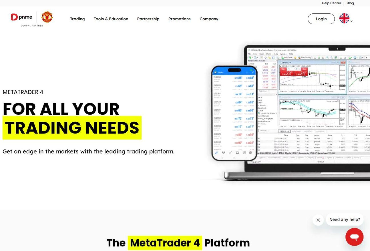 The platform page on the Doo Prime website